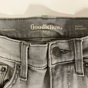30x30 Goodfellow skinny jeans- washed gray